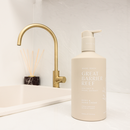 Maine Beach Great Barrier Reef Sea Salt Body & Hand Crème 500ml — included in The Host's Welcome hosting gift set