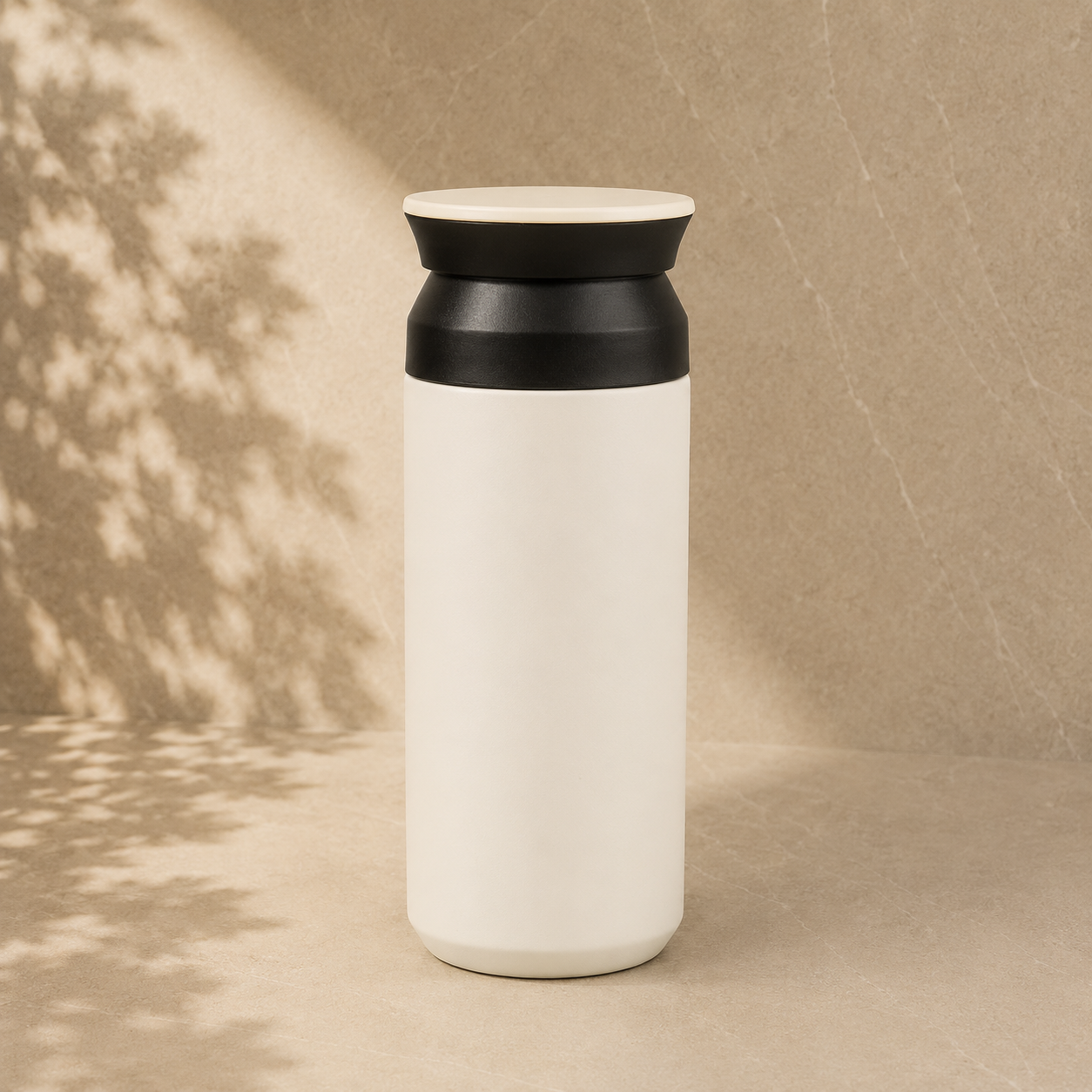 Double wall insulated travel cup with integrated strainer lid – part of the Slow Afternoons Ahead gift hamper by The Gifting Pantry