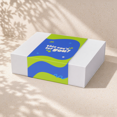 Gifted in a white magnetic-close gift box