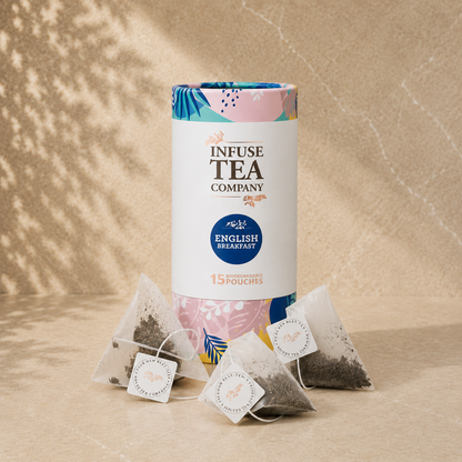 Infuse Tea Co. English Breakfast tea 16-pack — included in the A Little Company on the Road travel gift set