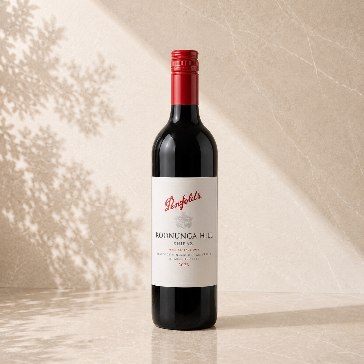 Penfolds Koonunga Hill Shiraz red wine bottle — the red wine option in The Long Afternoon gift hamper by The Gifting Pantry