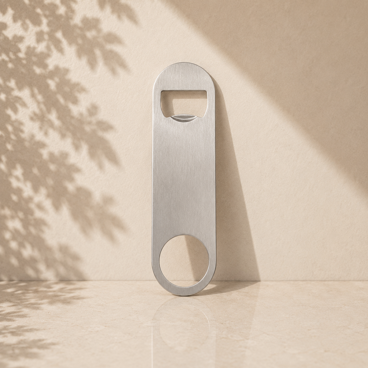 Stainless steel bar blade bottle opener – part of the Cold One, Well Earned beer gift set by The Gifting Pantry