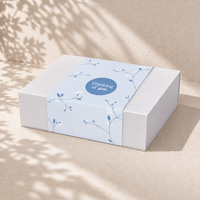Gifted in a white magnetic-close gift box