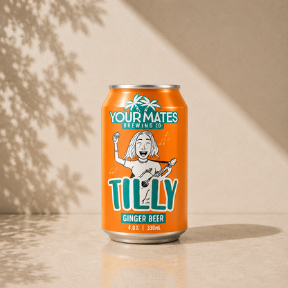 Your Mates Brewing Co. Tilly Ginger Beer 330ml — included in The Backyard Session Father's Day beer hamper for dad