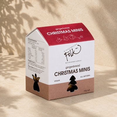 Gingerbread Folk Christmas Minis (70g)