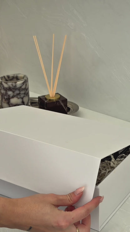 Product video showing the Pour, Pair & Pause wine and cheese board gift set